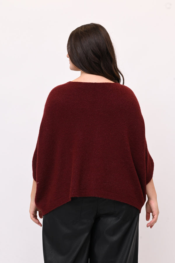 Maxipull alpaca - Sangria