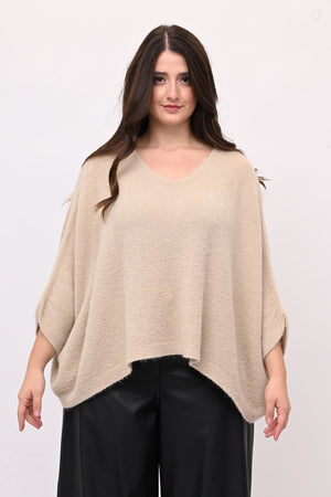 Maxipull alpaca - Vaniglia