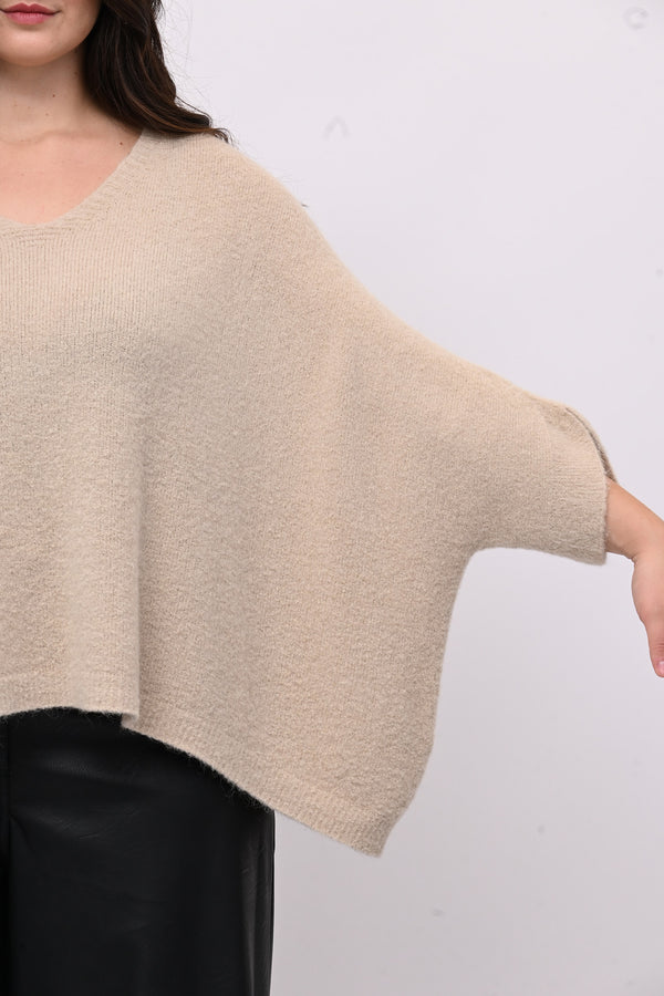 Maxipull alpaca - Vaniglia
