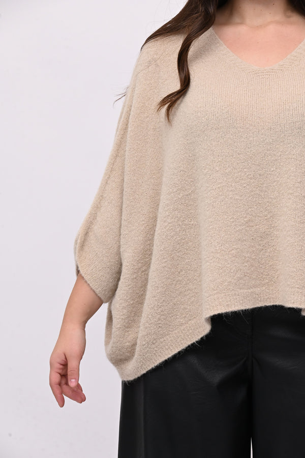 Maxipull alpaca - Vaniglia