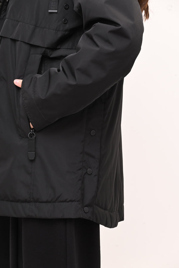 Piumino 3/4 pied de poule - Nero