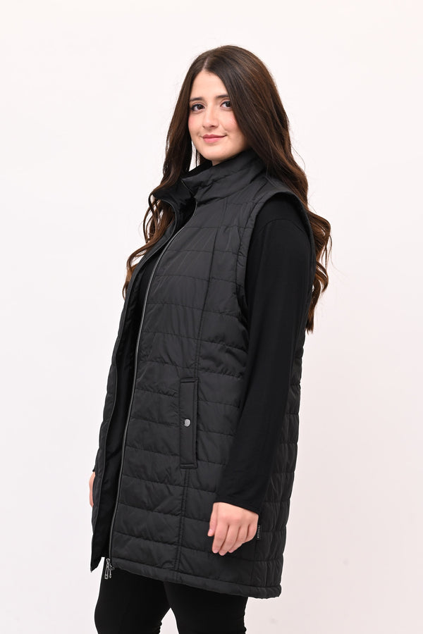 Piumino 3/4 doppio - Verde militare