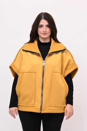 Gilet ecomontone - Ocra