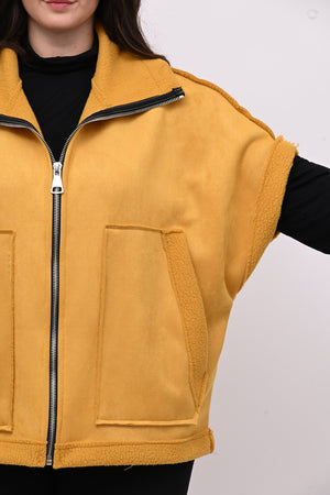 Gilet ecomontone - Ocra