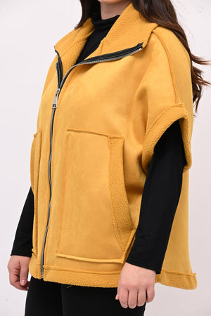 Gilet ecomontone - Ocra