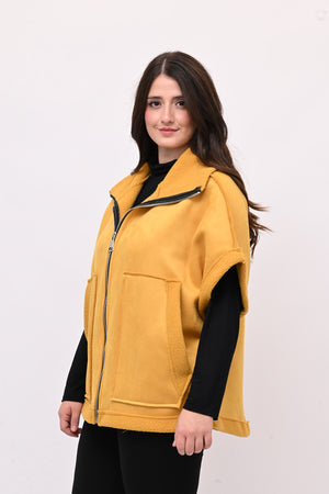 Gilet ecomontone - Ocra