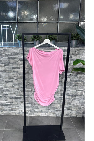 Maglia riccio lato - Rosa baby