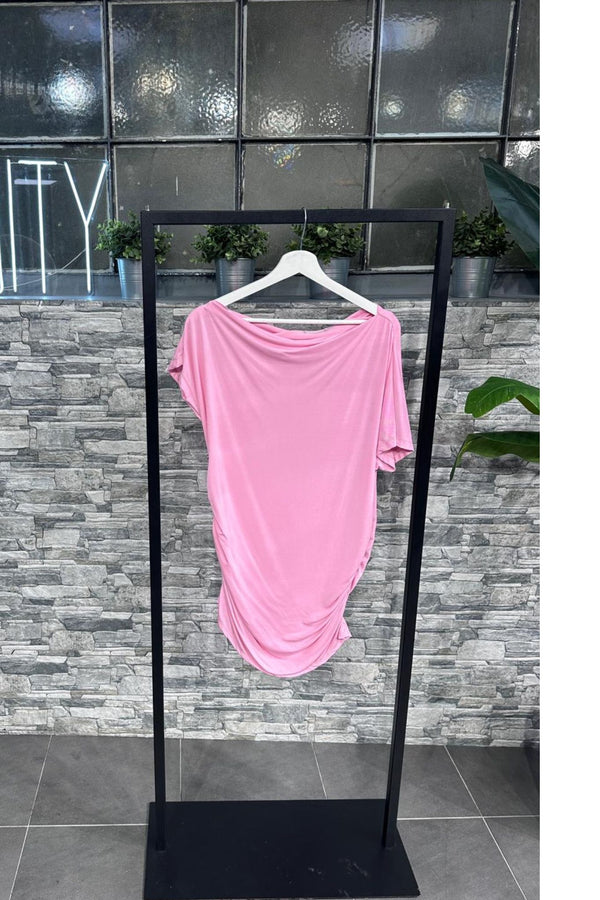 Maglia riccio lato - Rosa baby