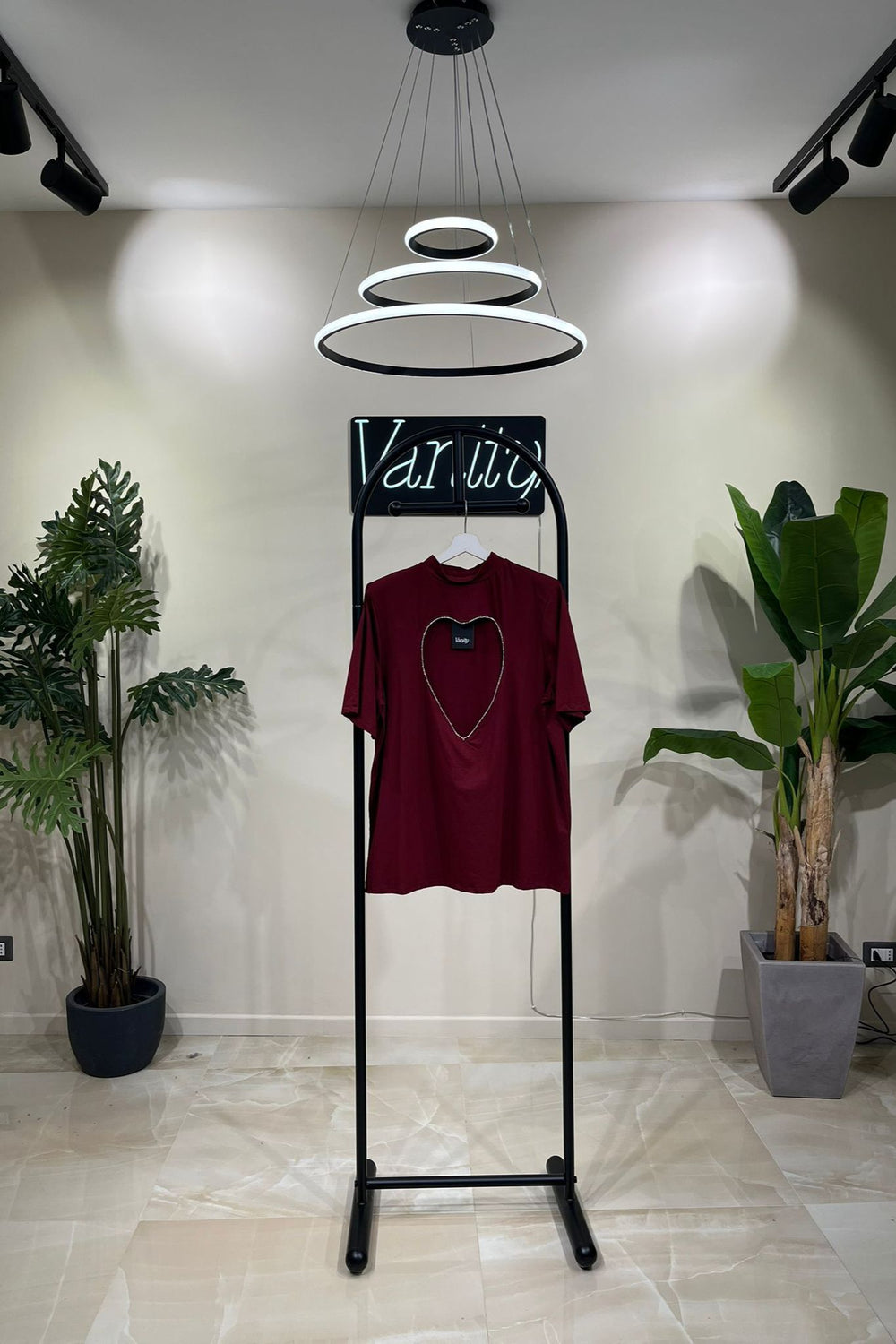 Maglia cuori strass - India