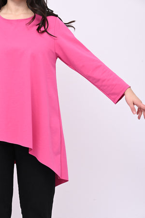 Maglia tagli e punta - Fuxia