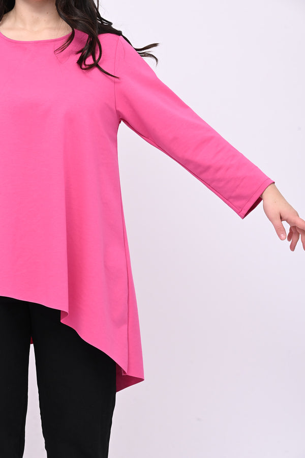 Maglia tagli e punta - Fuxia