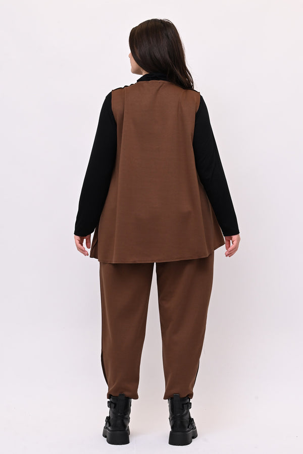 Gilet neoprene zip - Bruciato