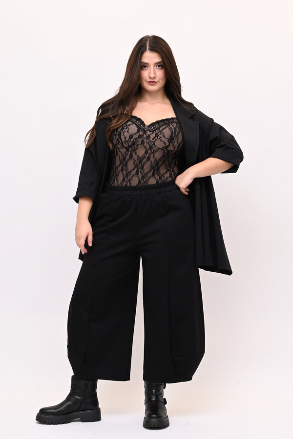 Body effetto nude - Nero