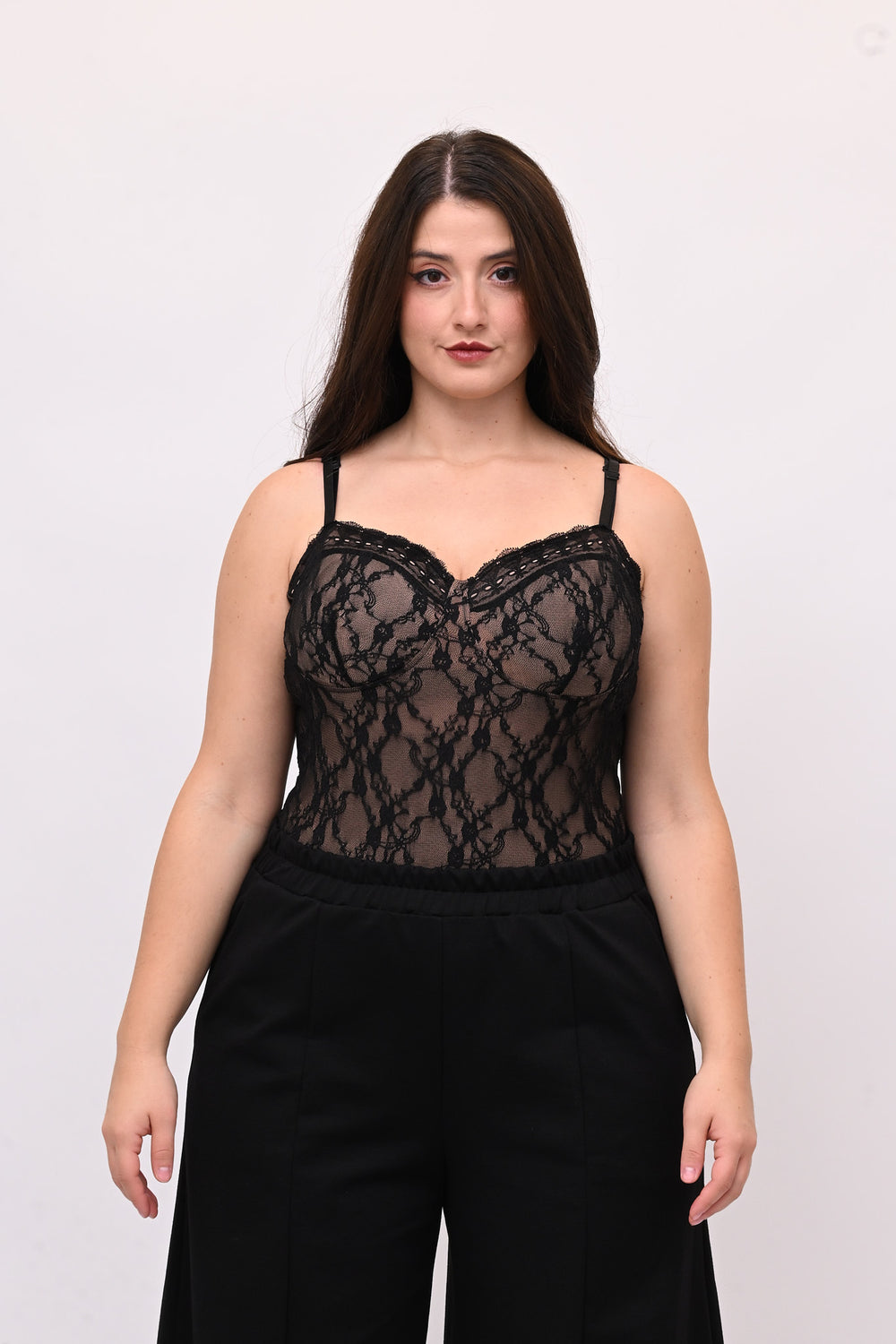 Body effetto nude - Nero