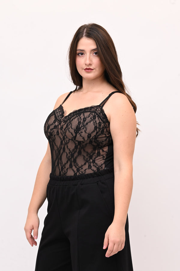 Body effetto nude - Nero