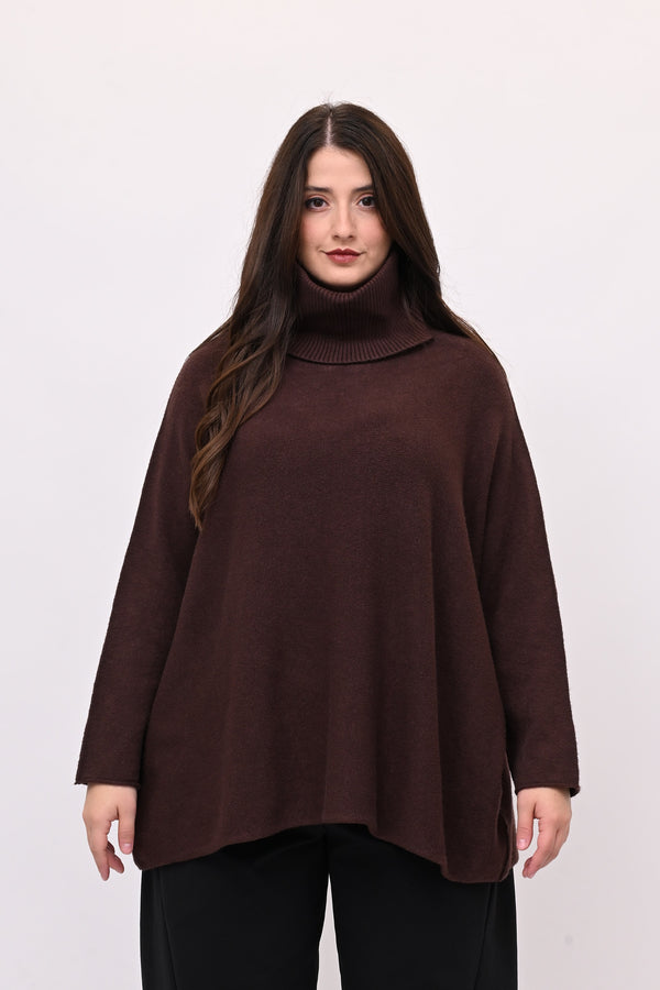 Maxi Pull collo anello - Moro