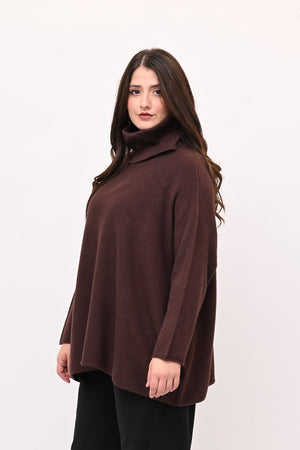 Maxi Pull collo anello - Moro