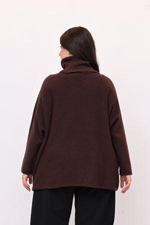 Maxi Pull collo anello - Moro