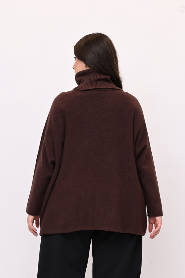 Maxi Pull collo anello - Moro