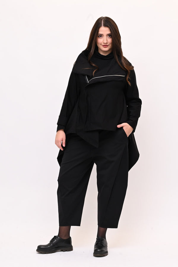 Giacca gotica zip - Nero