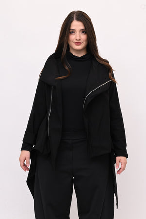 Giacca gotica zip - Nero