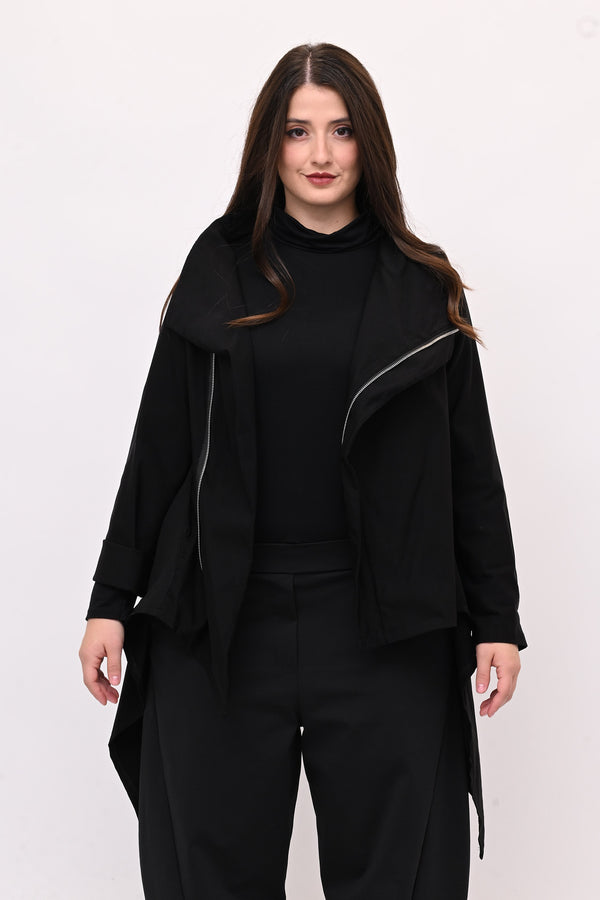 Giacca gotica zip - Nero