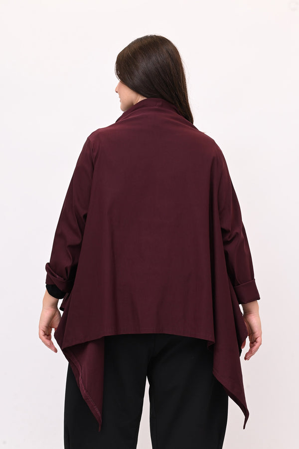 Giacca gotica zip - Vino