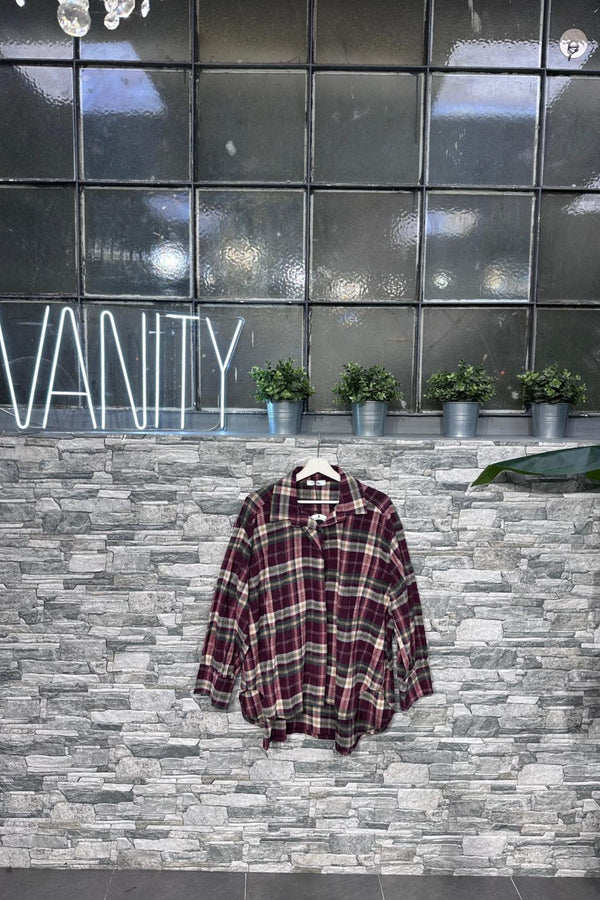 Camicia tartan flanella - VINO