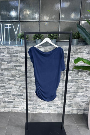 Maglia riccio lato - Blu