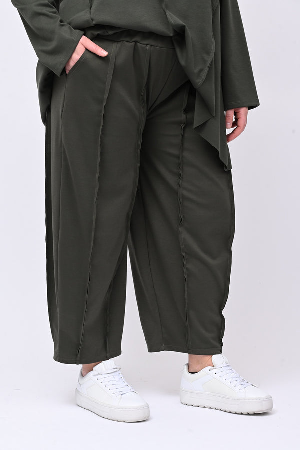 Completo cuciture - Verde militare