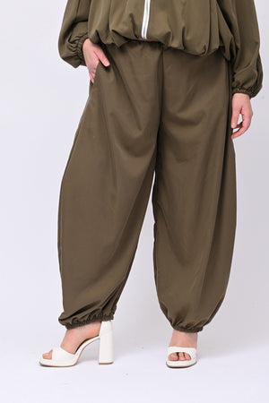 Pantabaloon elastico - Verde militare