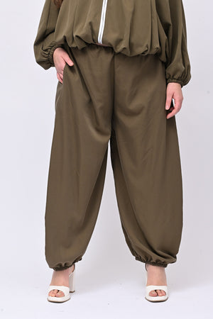 Pantabaloon elastico - Verde militare