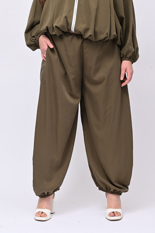 Pantabaloon elastico - Verde militare