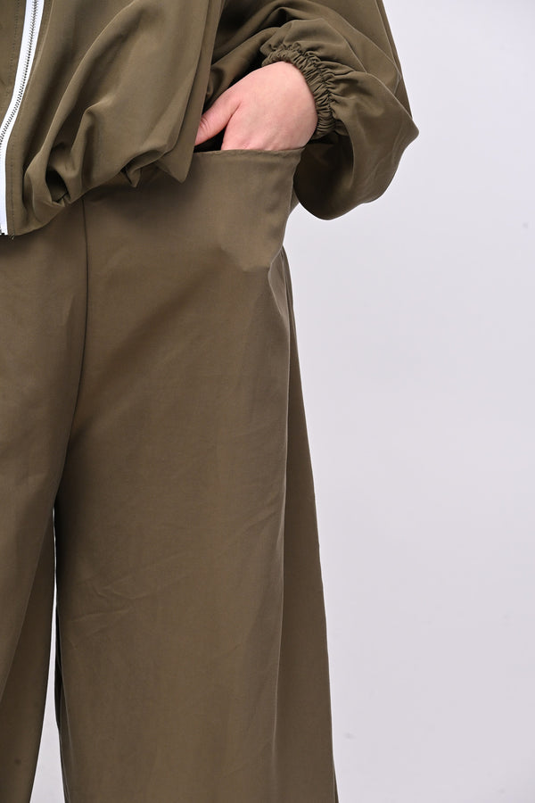 Pantabaloon elastico - Verde militare