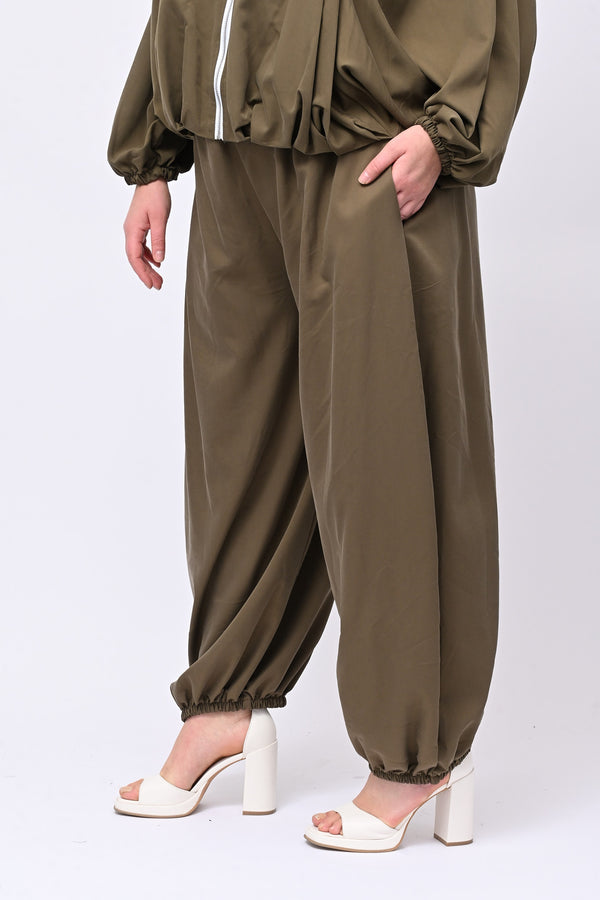 Pantabaloon elastico - Verde militare