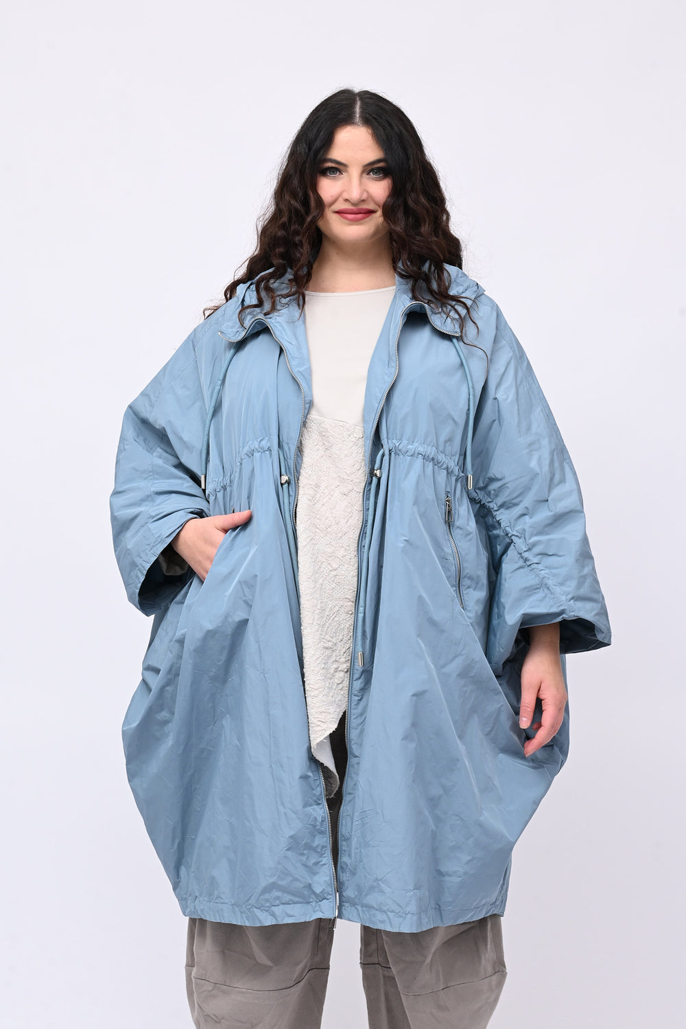 Incerata over cappuccio - Jeans