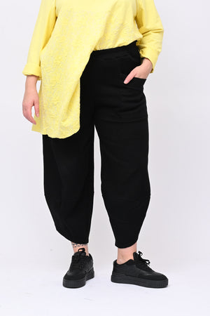 Pantacrop jeans tasconi - Nero