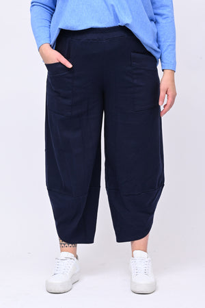 Pantacrop jeans tasconi - Blu