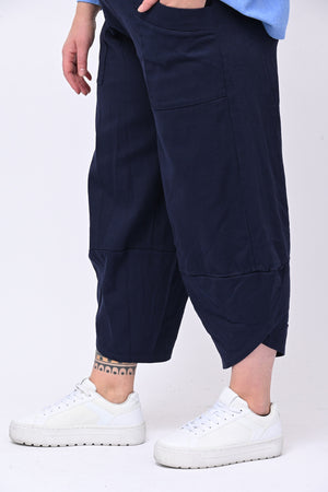 Pantacrop jeans tasconi - Blu