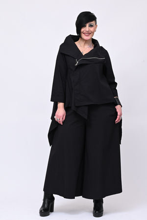 Giacca gotica zip - Nero