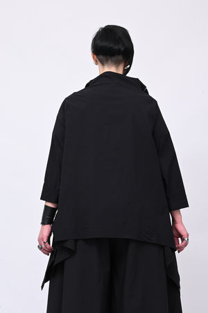 Giacca gotica zip - Nero