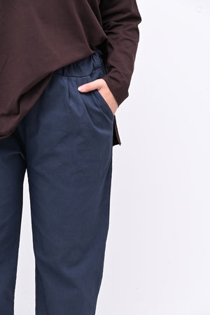Pantalone bengalina over - Blu