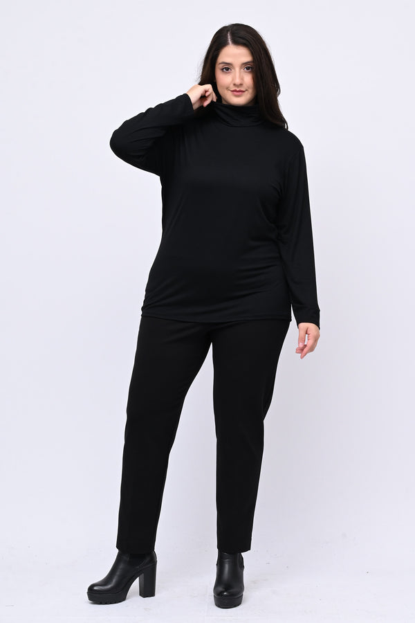 Lupetto viscosa - Nero