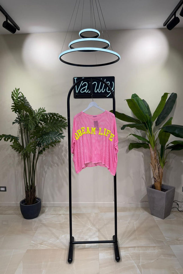 Maglia rete DREAM - Fuxia