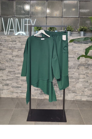 Completo over punte - Verde gucci