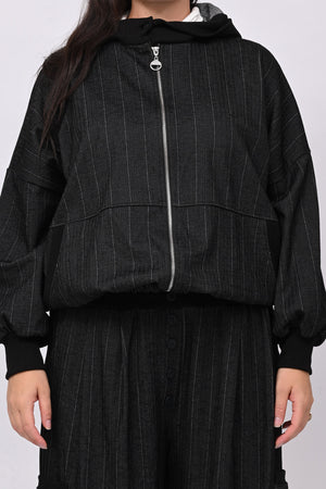Completo spigato zip - Nero