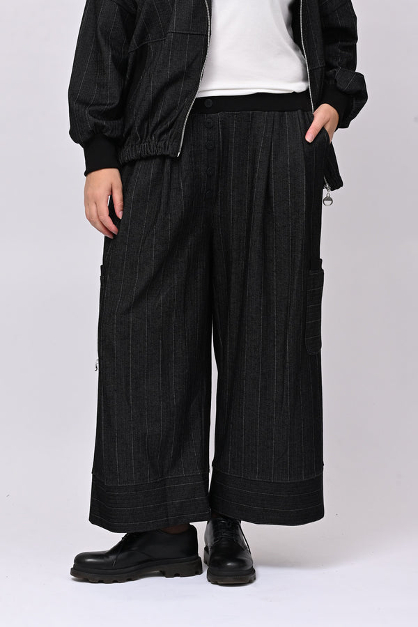 Completo spigato zip - Nero