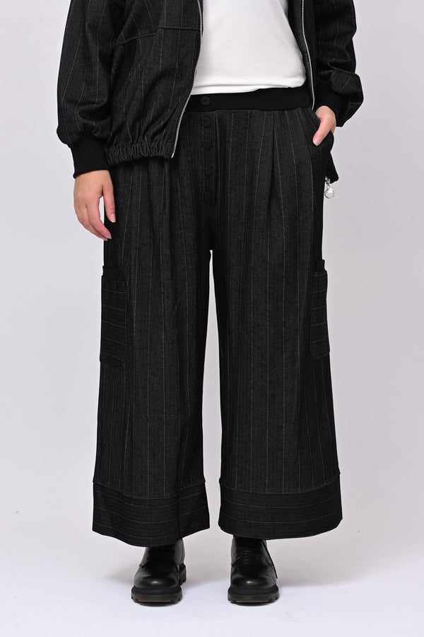 Completo spigato zip - Nero