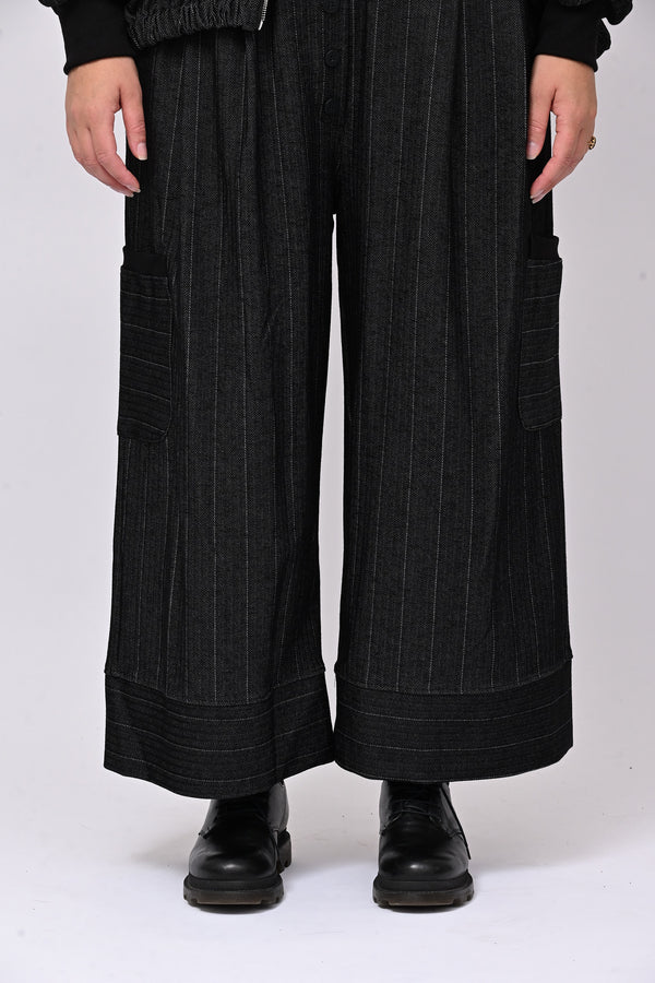 Completo spigato zip - Nero