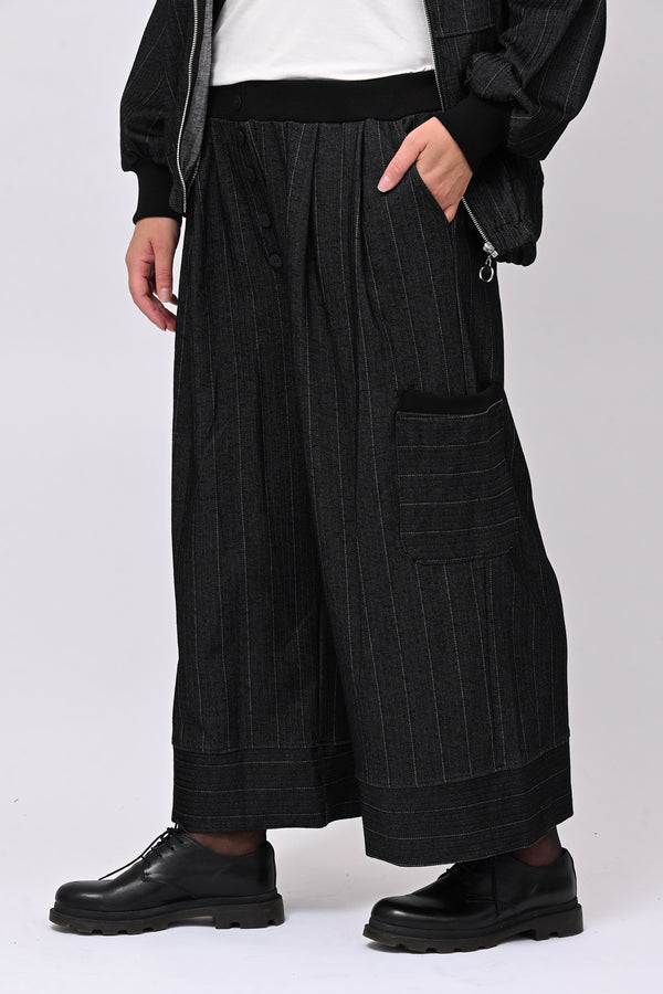 Completo spigato zip - Nero
